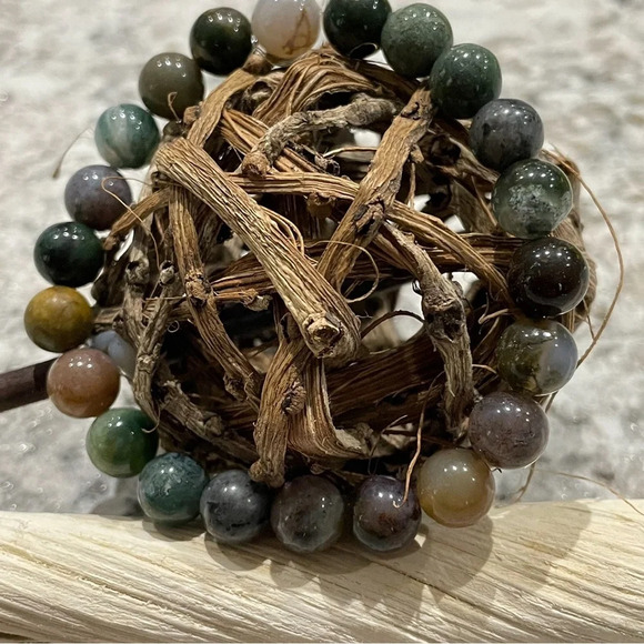 Agate Stone Handcrafted Boho Bracelet - Picture 1 of 2